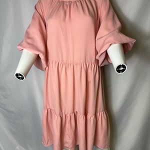 Shein Curve 3XL Light Pink Dress 100% Polyester
